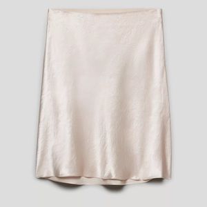 Babaton Slip Mini Skirt Mid-rise satin skirt
